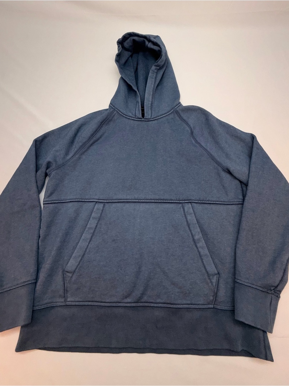 Banana Republic Hoodie Sweatshirt Large Blue Pullover Kangaroo Pocket NWOT